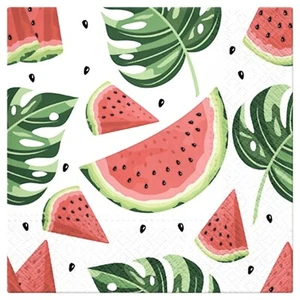 Paper Luncheon Decoupage Napkins WATERMELON Arts Decoratives Packs of 20 - Picture 1 of 6