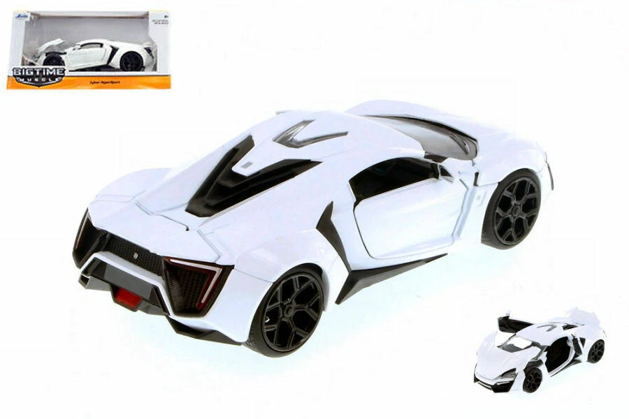 Lykan Hypersport 2013 Gloss White 1:24 Model JADA TOYS - Immagine 1 di 1