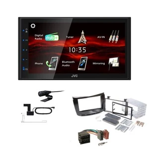 JVC Bluetooth 2DIN DAB+ Autoradio für Lancia Delta III Klavierlack - Bild 1 von 5