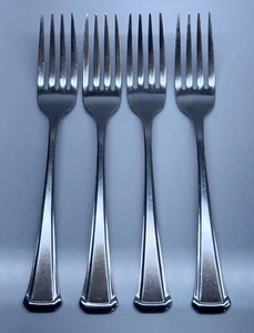 SILVERWARE ~ ONEIDA ~ MAESTRO-ST  LEGER ~ LOT OF (4) DINNER FORKS ~  7 3/8" LONG - Picture 1 of 3