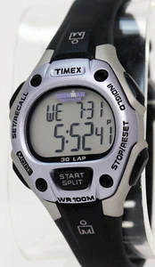 NEW TIMEX T5E971 IRONMAN TRIATHLON CHRONOGRAPH LCD DIGITAL WATCH INDIGLO 30 LAP - Picture 1 of 12