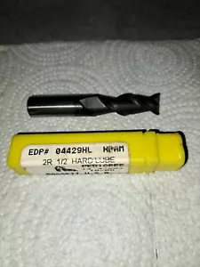 BASSETT 04429HL 1/2 2 FLUTE CARBIDE END MILL NEW HARDLUBE COATING - Picture 1 of 1