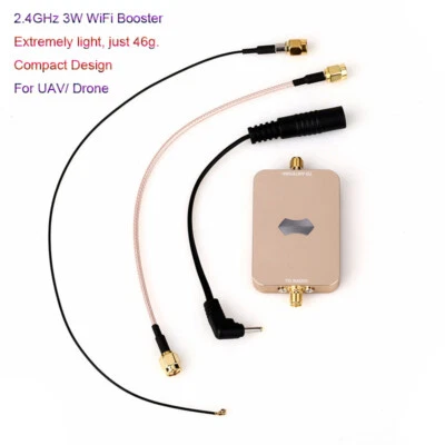 Extensor de alcance SUNHANS 2.4GHz 3W 35dBm UAV FPV amplificador de sinal Wi-Fi SH-RC24G3W - Imagem 1 de 4