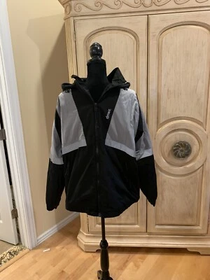 CHAQUETA PARKA TÉCNICA NUEVA CON ETIQUETAS ZARA HOMBRE NEGRA GRIS COLORBLOCK M Foto 1 de 3