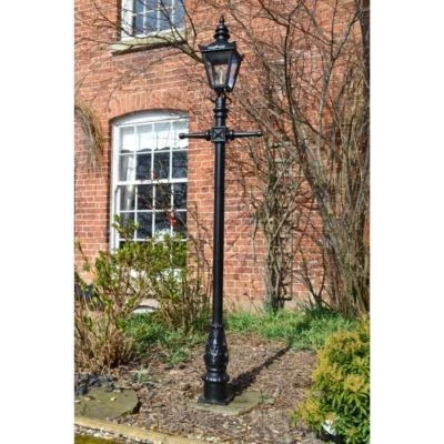 Victorian Black 2.2m Lamppost in Solid Cast Iron and Steel – Best Seller! - Image 1 of 4