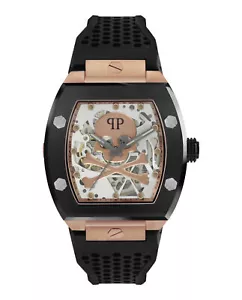 Philipp Plein Mens The $keleton Two Tone 44mm Strap Fashion Watch - Picture 1 of 5