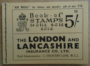 BB37 George V 1935 5/- Edition 15 Stitched Booklet. - Picture 1 of 10