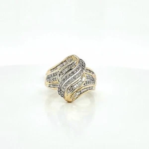 Massiver Gelbgold Diamant Ring - Bild 1 von 6