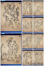 Topps Disney Collect Digital 10 Card Hercules Sketches Motion Insert Set