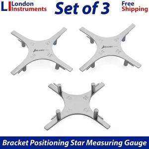 Juego de 3 instrumentos de ortodoncia calibre pinza estrella posicionamiento soporte dental - Imagen 1 de 5