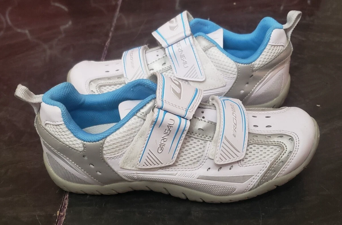 LOUIS GARNEAU White×blue Louis Garneau Cycling Men's 7 US Shoe for sale | eBay