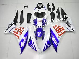 Fit for YZF R1 2012-2014 FIAT Blue White ABS Injection Bodywork Fairing Kit - Foto 1 di 7