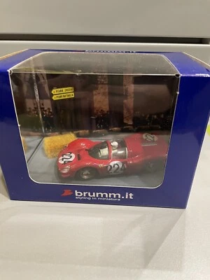 Brumm As18 Ferrari 330 P4 Targa Florio 1967 Vaccarella #224 - Immagine 1 di 4