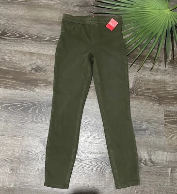NEW Spanx Jean-Ish Leggings Size SMALL Army Green Tummy Control Anti-Celluite - Image 1 of 4