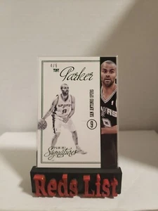 2012-13 Signatures Chase Stars Green 4/5 Tony Parker #287 San Antonio Spurs HOF - Bild 1 von 16