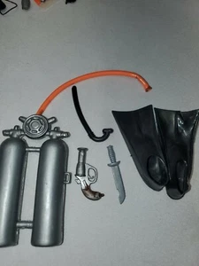 Vintage 1964 - 70's GI JOE Adventure Team SCUBA DIVER FROGMAN LOT - Picture 1 of 6