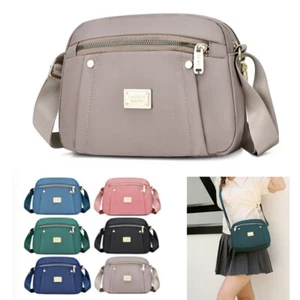 Women Waterproof Multi Pocket Shoulder Crossbody Bag Ladies Travel Sport Handbag - Picture 1 of 23