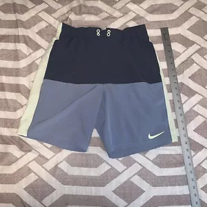 Nike Swim Trunks Gray Blue Mint Sz M Nice Condition (Missing Drawstring) - Picture 1 of 5
