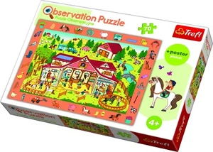 Trefl 70-teiliges Kinder Beobachtung fehlende Gegenstände Besuch des Gestütfarm Puzzle - Bild 1 von 6