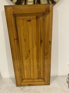KITCHEN DOOR SOLID PINE 340 WIDE x 720mm HIGH STOCK DZ315 - Picture 1 of 8