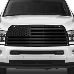 300 INDUSTRIES Aftermarket Steel Truck Grille for 2010-2018 Ram 2500/3500 FLAG S - Bild 1 von 3