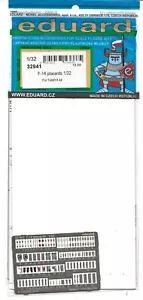 Detalles del cartel pintado grabado fotográfico Eduard F-14 Tomcat 1/32 941 ST - Imagen 1 de 1