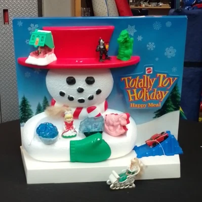 1995 McDonald's Mattel Totally Toy Holiday Happy Meal Display POP - Image 1 of 4
