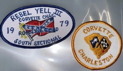 Vintage Lot Of 2 Charleston, South Carolina Corvette Club Patches Rare✨ Chevy - Image 1 of 4