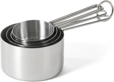 Martha Stewart Richburn 4 Piece Stainless Steel Measuring Cups - Image 1 of 4