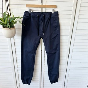 ZANEROBE Sureshot Lite Mid Jogger Pants Duke Blue Stretch Slim Fit Size 34 - Picture 1 of 12