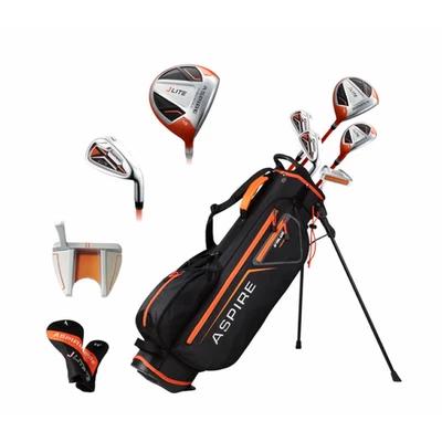 Junior Golf Set - Mazze da golf Aspire JT con borsa per junior età 6-8 e 9-12 - Immagine 1 di 4