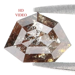 1.69 CT Natural Loose Shield Shape Diamond 6.40 MM Brown Color Diamond L3469 - Picture 1 of 8