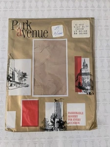 Medias transparentes vintage Park Avenue beige claro talla 8,5 pequeñas - Imagen 1 de 2
