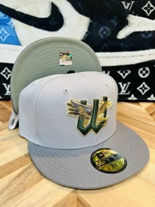 New Era Mütze Club Ironic Rahnni weiß Ferrari grün UV 7 3/8 ausverkauft selten grau - Bild 1 von 4