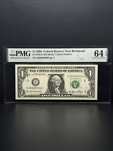 2006-$1 DOLLAR BILL Federal Reserve Note RICHMOND Very Nice Piece Low Number - Picture 1 of 4