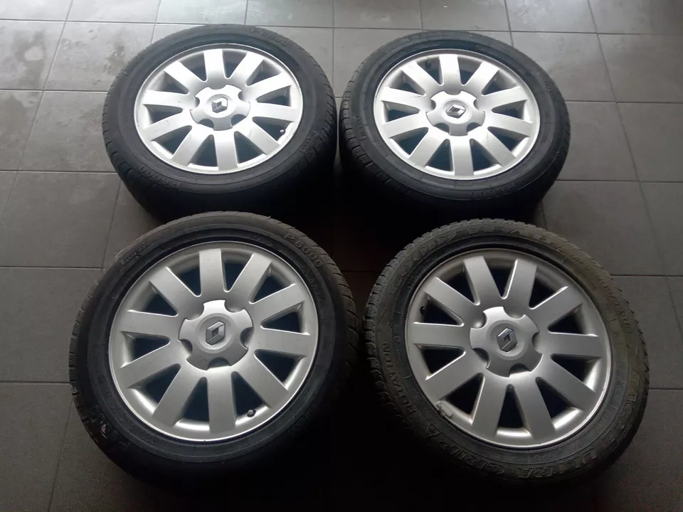Renault Laguna II Original Alu-Felgen LK 5x108 Reifen 205/55 R16 /Aktion: -10% - Bild 1 von 3