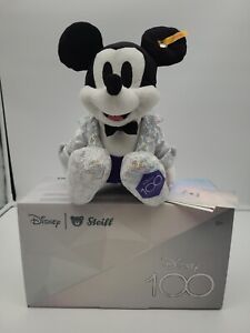 Disney Parks Store Mickey Mouse D100 12" Plush by Steiff 2023 NEW