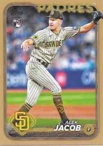 2024 Topps Update Series ALEK JACOB RC GOLD Parallel #to/2024 -SD PADRES- #US66 - Picture 1 of 1