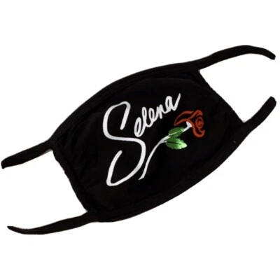 Christmas Selena FACE COVER GLOW IN THE DARK. Unisex. Black - Image 1 of 2