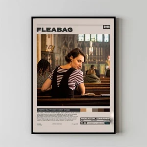 Fleabag Poster, Phoebe Waller-Bridge, Minimalist Tv Series, Tv Poster No Frame - Picture 1 of 6