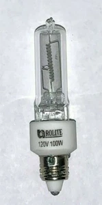 100W - 120V JD MC E11 Base (Clear) Light Bulb (6 Pack) - Picture 1 of 9