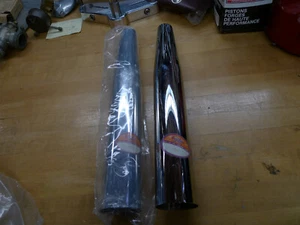 NOS VINTAGE MCM CHROME FORK COVERS TRIUMPH 500-650 1964-70 - Picture 1 of 2