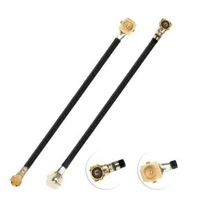 2x MHF4 to U.FL Connector Male 3.5cm Pigtail Coaxial Coax cable for Wifi Router - Image 1 of 4
