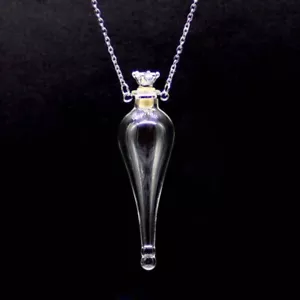 Essential oil Keep Openable Make a for Pendant Blood Vial Necklace For Wome - Picture 1 of 13
