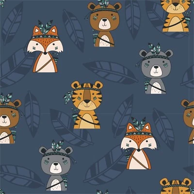 Meterware, ab 0,5 m: KATINOH Design French Terry Druck, 150 cm breit (€12,00/qm) - Bild 1 von 2