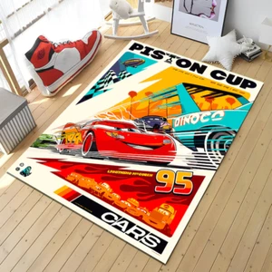 Cars Rug, Piston Cup, McQueen Mat, Movie-Inspired Rug, Kids Gift, Fun Room Decor - Picture 1 of 3