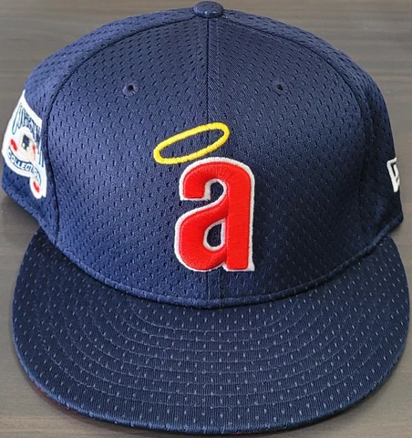 MLB California Angels Snapback 9FIFTY Cooperstown Jersey Mesh Vintage Hat Mint Cover