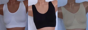 Pack de 3 Sujetadores Deportivos, Sujetador Comfortisse, Comfort Bustier, Sujetador Juego de 3 TV (155) - Imagen 1 de 6