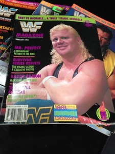 Revista WWF WWE FEBRERO 1993 Mr Perfect + Catálogo de Mercancías - Imagen 1 de 3