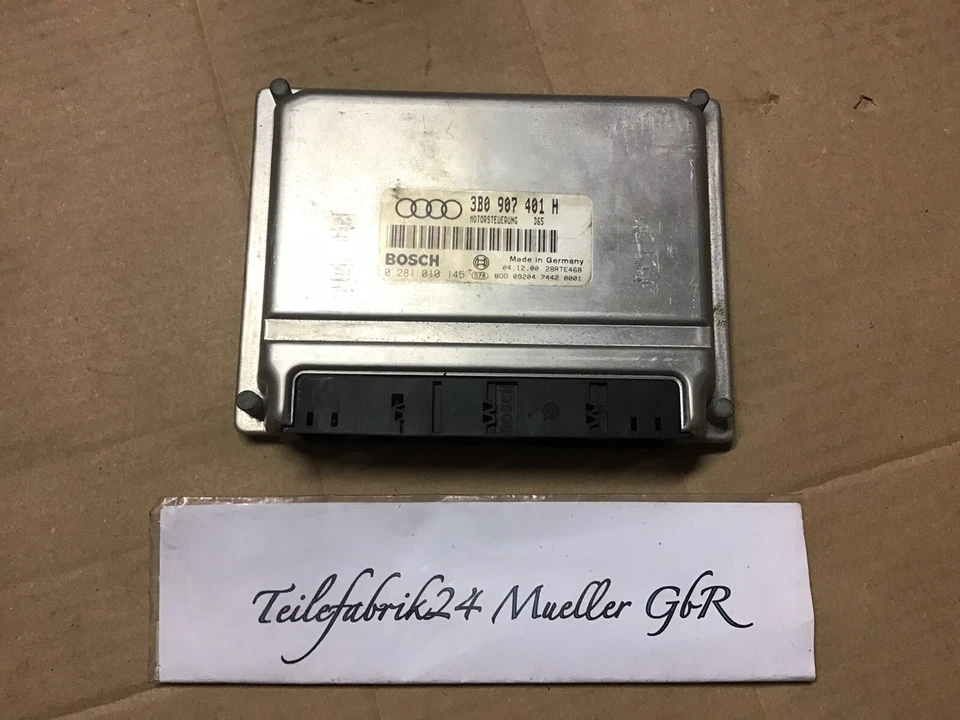 VW Passat 3B 2.5 V6 TDI AFB Syncro Motorsteuergerät 3B0907401H Bosch 0281010145 - Immagine 1 di 1